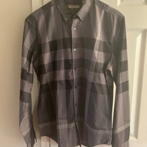 ❌SOLD❌Authentic Men’s Grey Burberry Shirt